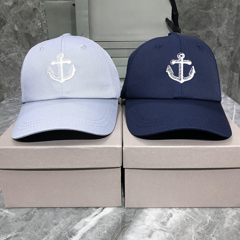 Anchor embroidered baseball cap