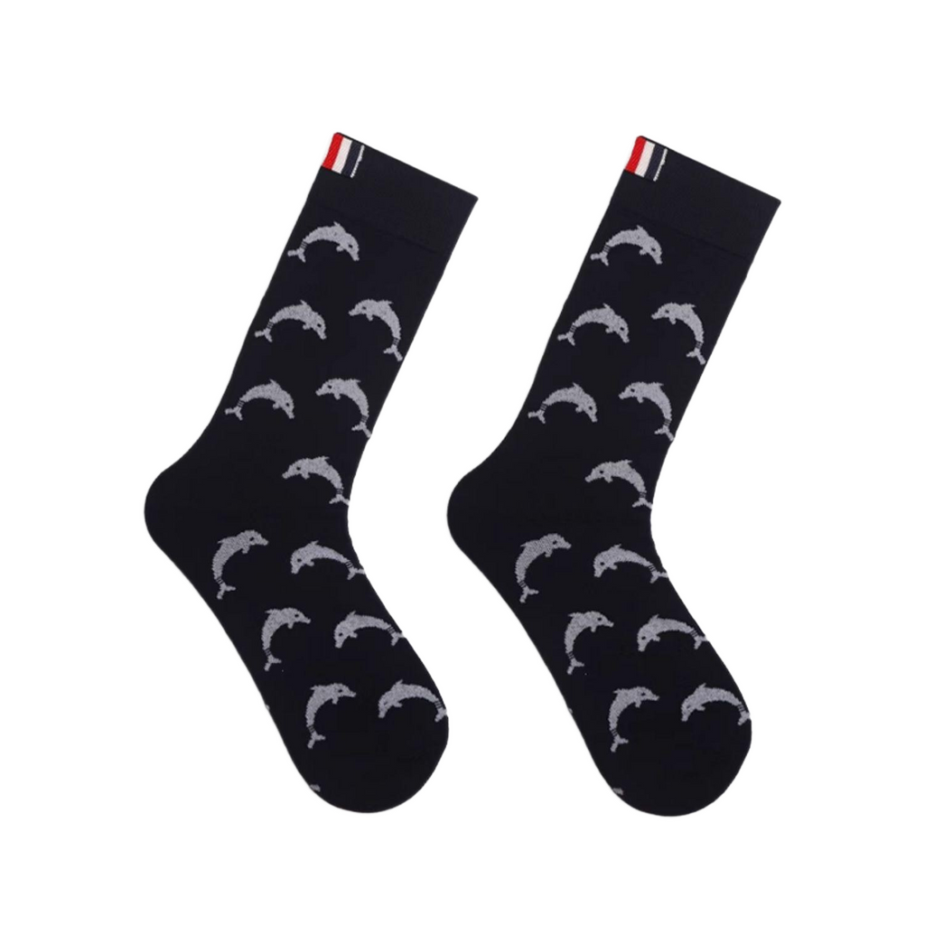 Dolphin mid-calf socks