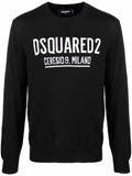 DSQUARED2 Ceresio crew-neck intarsia-knit jumper