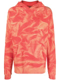 424 tie-dye cotton hoodie