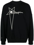 Rick Owens x Champion logo-embroidered sweatshirt