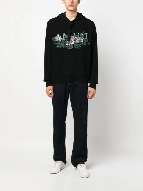 AMIRI intarsia-knit logo hoodie