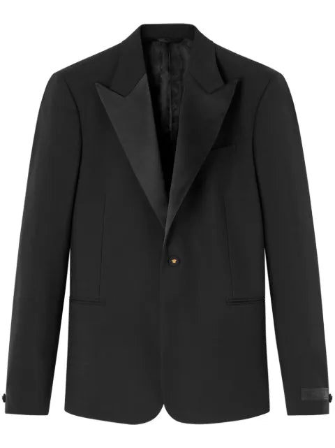 Versace wool-mohair blazer