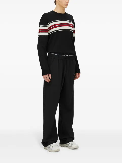 MSGM chest stripe jumper