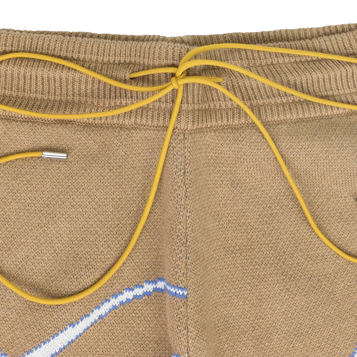 IVORY SCRIPT LOGO KNIT SHORTS