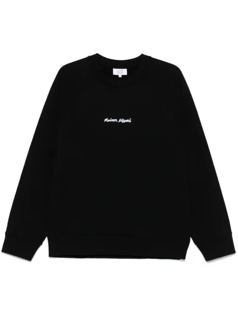 Maison Kitsuné logo-embroidered sweatshirt
