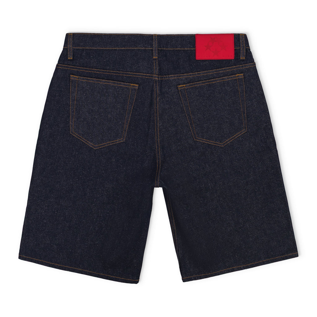 Indigo Indigo V3 LOGO DENIM SHORTS