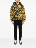 Versace Jeans Couture baroque-print hooded jacket