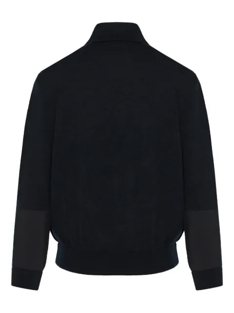 Paul & Shark high-neck panelled sweater