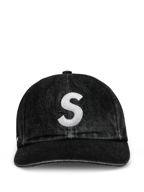 Supreme corduroyura denim baseball cap with S-logo