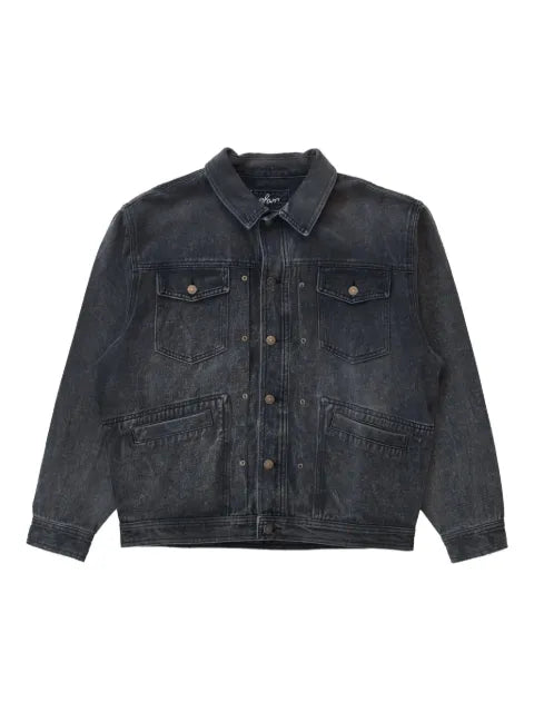 Glass Cypress embroidered denim jacket