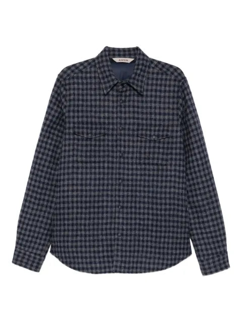 ASPESI Doppia check-pattern overshirt