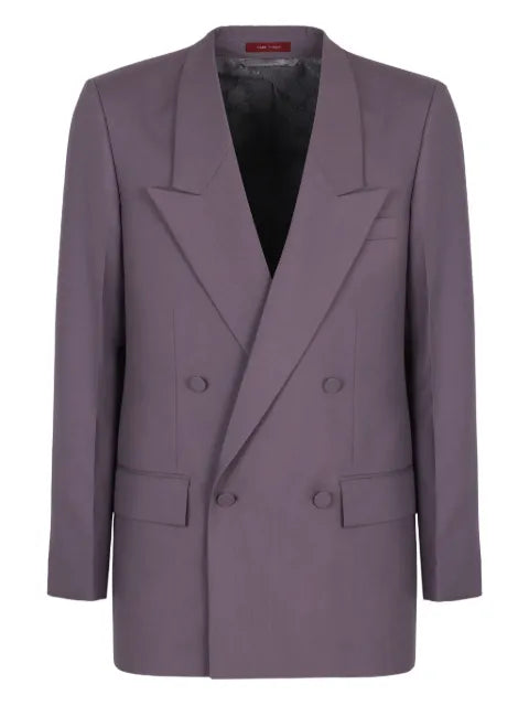 Gucci double-breasted flap-pocket jacket