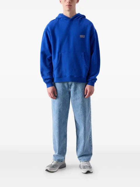 American Vintage Plizzy hooded long-sleeved cotton sweatshirt