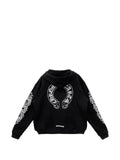 Chrome Hearts Thermal Floral Horseshoe Zip Up "Black"