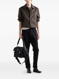 Prada triangle-logo jacket