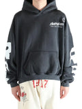 RRR123 Membership Uso logo-print hoodie