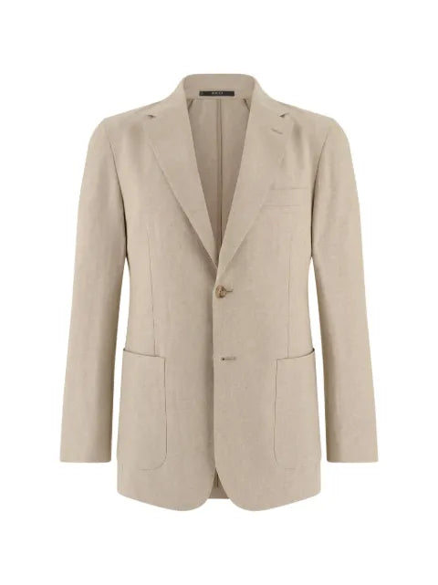 Boggi Milano mélange linen and cotton jacket