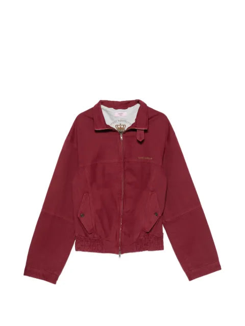 Martine Rose logo-embroidered harrington jacket
