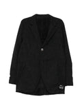 Undercover slub-texture notched-lapels blazer