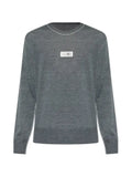 MM6 Maison Margiela logo-patch sweater