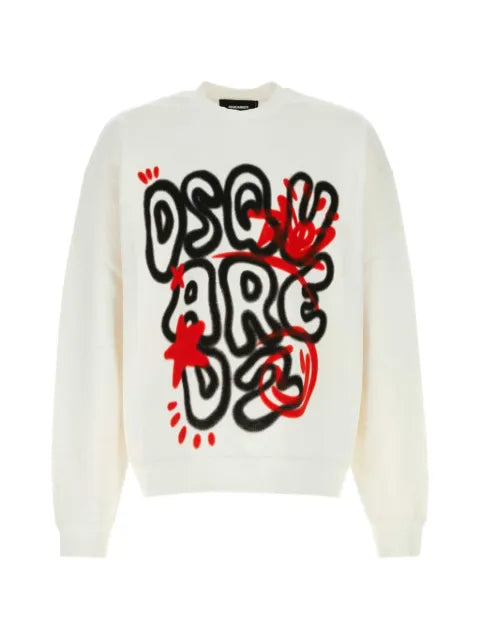 DSQUARED2 graffiti relax fit sweatshirt