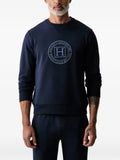 Hackett London logo-embroidered crew neck sweatshirt