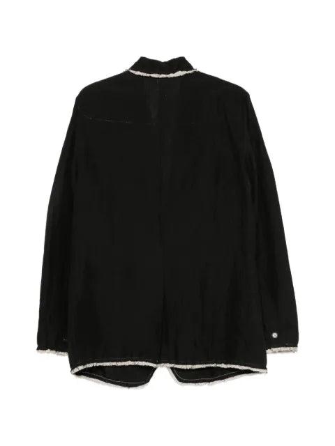 Post Archive Faction raw-edge notched-lapel jacket