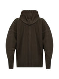 Homme Plissé Issey Miyake pleated hooded jacket