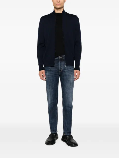 BOSS H-Balonso zip-up cardigan