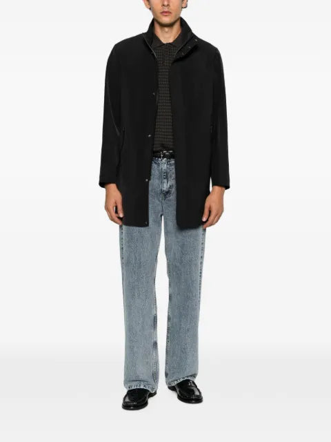 Emporio Armani high-neck zip-up jacket