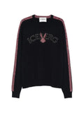 Iceberg logo-embroidered side-stripe sweater