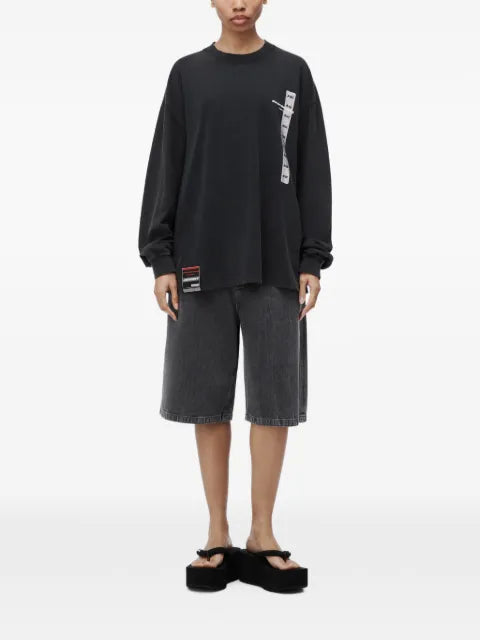 Alexander Wang graphic long-sleeve T-shirt