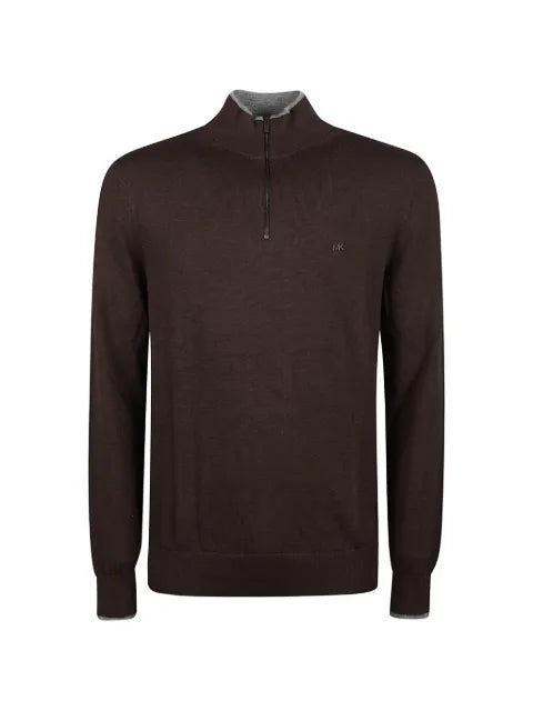 Michael Kors quarter-zip merino-wool sweater