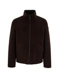 Colmar suede-effect zip-up jacket
