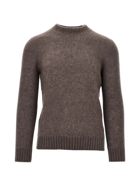 Piacenza Cashmere crew-neck ribbed-trim sweater
