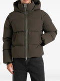Manière De Voir Eric in olive 2-in-1 puffer/gilet jacket