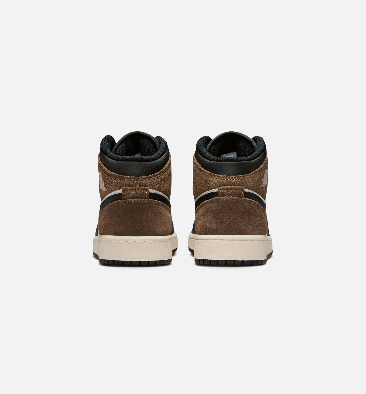 Air Jordan 1 Mid Grade School – Black/Phantom/Palomino/University Red