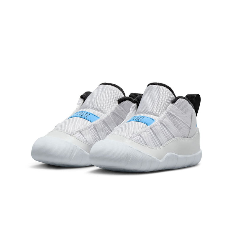 Jordan 11 Crib Bootie "Legend Blue" White/Legend Blue-Black (CI6165 104)