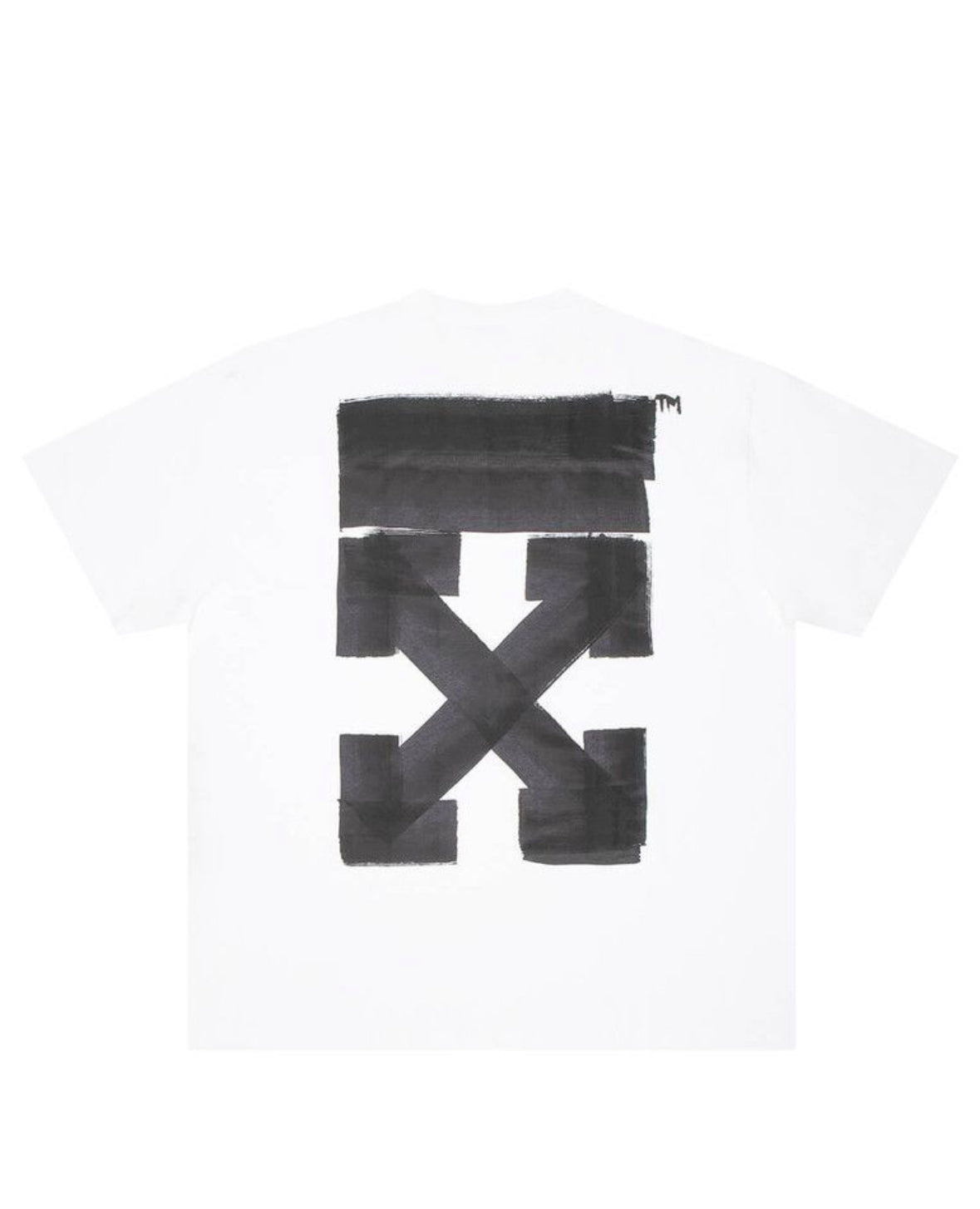 Off-White Jumbo Marker Short Sleeve Over Tee White/Black