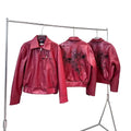 ERD “Battle Scene” Embroidered Leather Jacket
