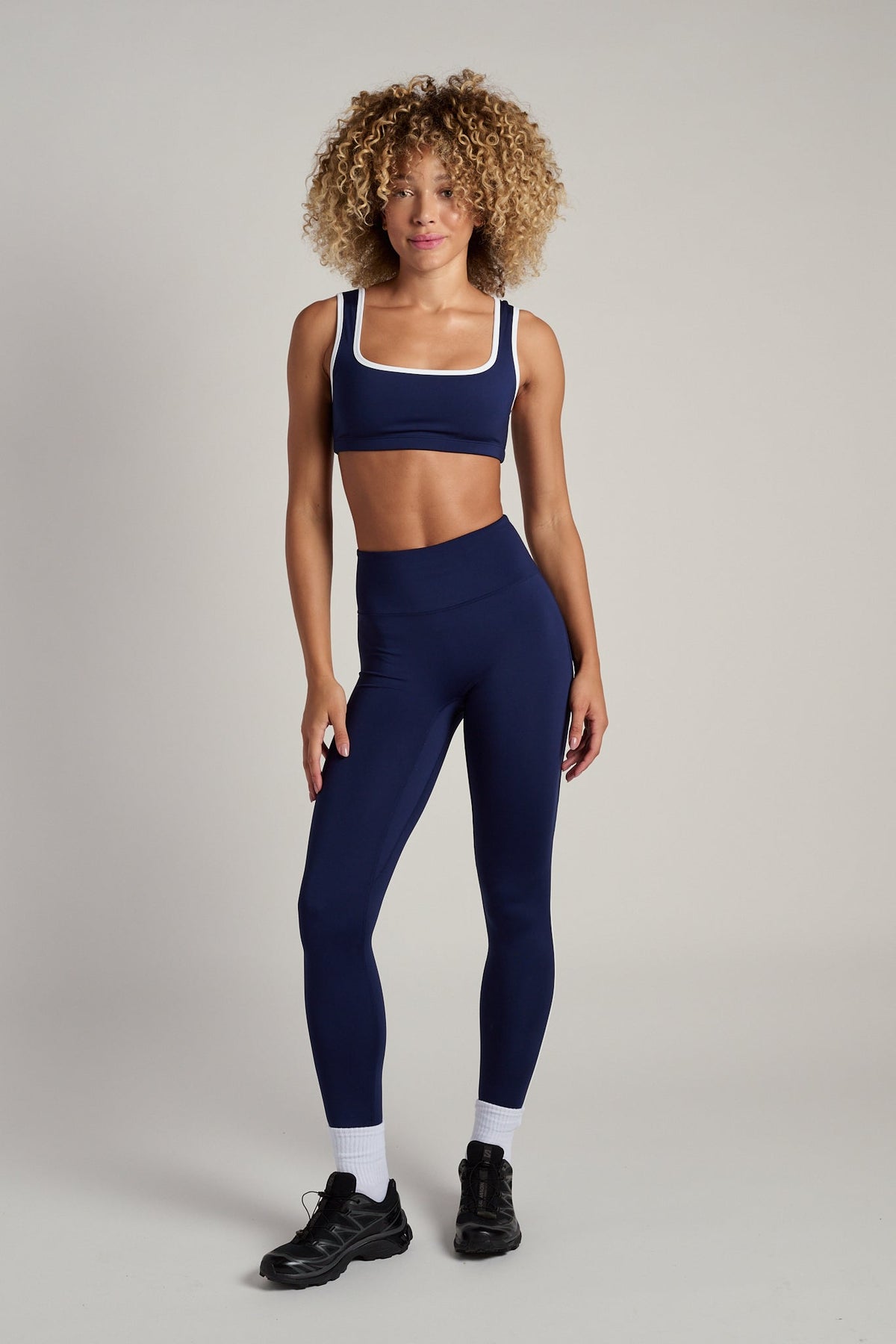 Recycled Contrast Staple Bra