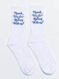 TY WHITE CALF SOCK