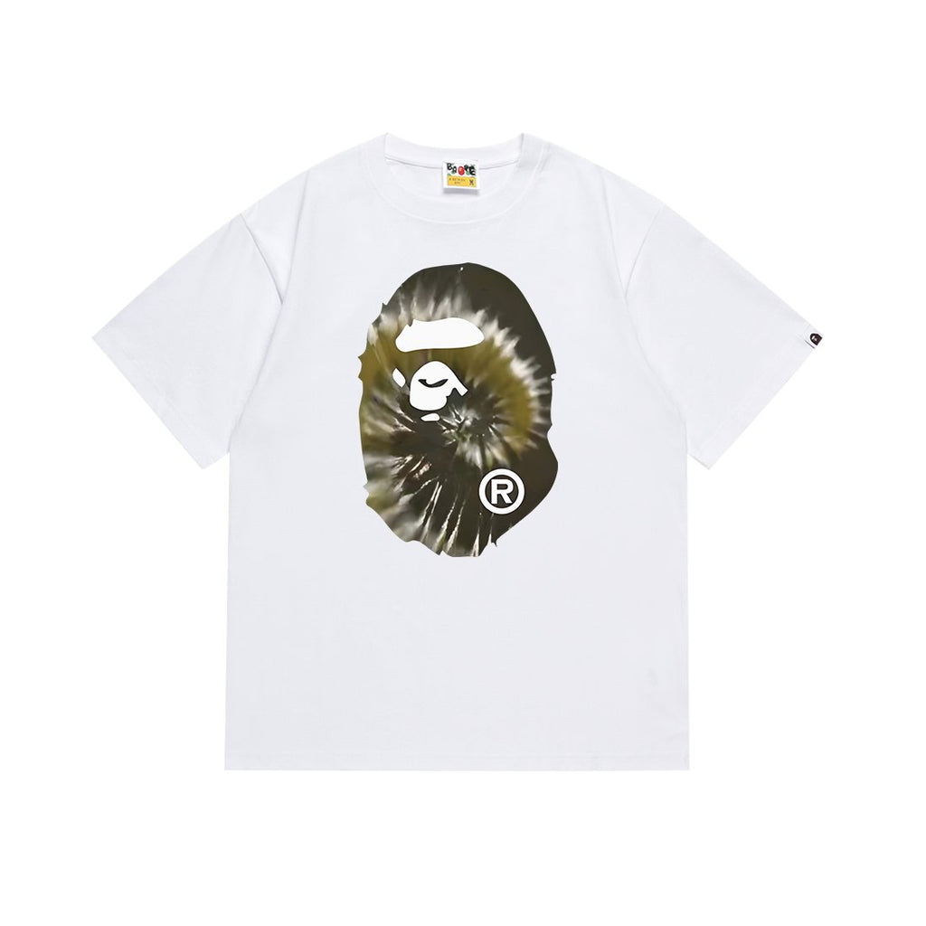 BAPE Tie-Dye Ape-Head Graphic T-Shirt