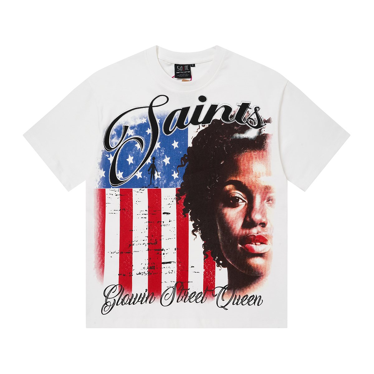 SAINT Glowing Street Queen Graphic T-Shirt