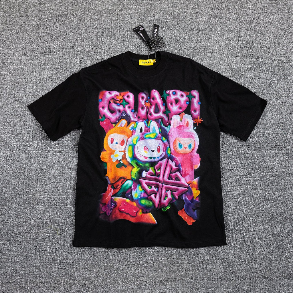 GUAPI Front & Back Graphic T-Shirt