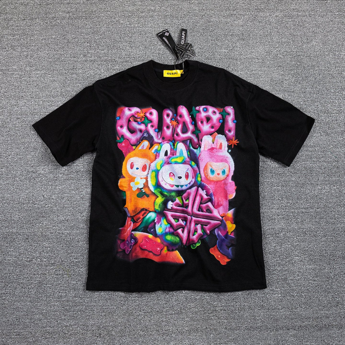 GUAPI Front & Back Graphic T-Shirt