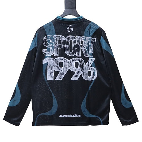 AC - Sports jersey graphic t-shirt - Black