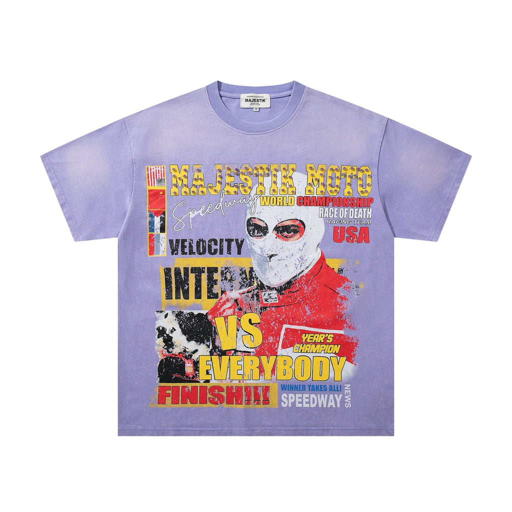 MAJESTIK Moto Racing Graphic T-Shirt