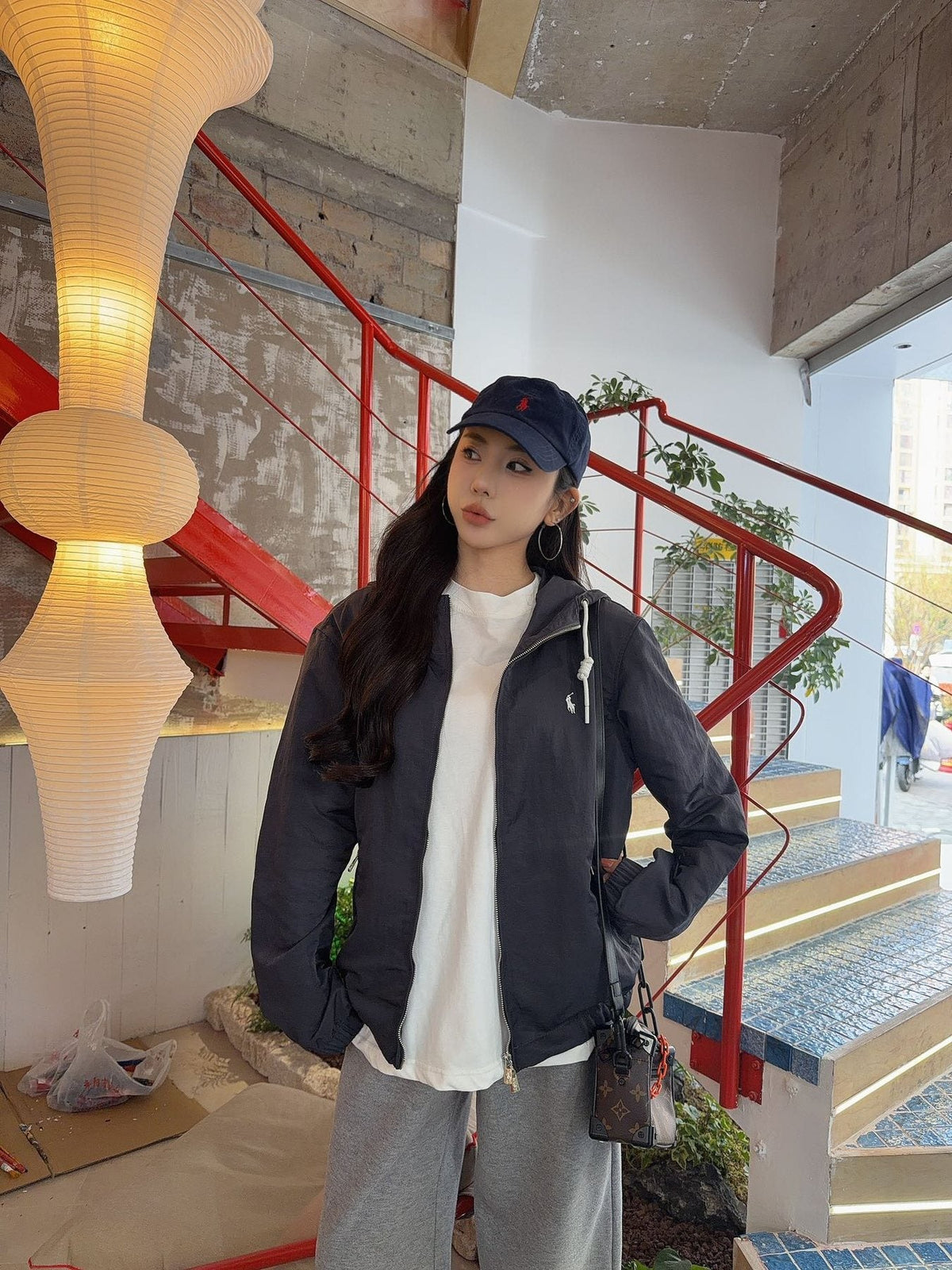 Ralph Lauren Embroidered Pony Hooded Jacket
